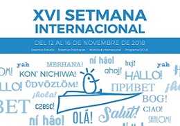 Cartel informativo XVI Semana Internacional